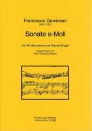 Sonate für Alt-Saxophon und Klavier (Orgel) 