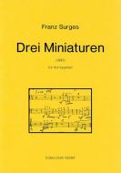 Drei Miniaturen 
