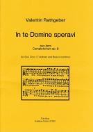 In te Domine speravi 
