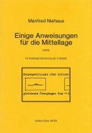 Einige Anweisungen für die Mittellage 