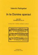 In te Domine speravi 