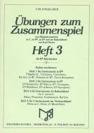 Übungen zum Zusammenspiel von Blasinstrumenten Heft 3 