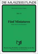 5 miniatures 