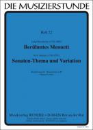 Famous minuet - sonata theme and variations 