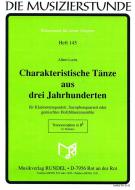 Characteristic dances from 3 centuries 