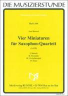 4 miniatures for saxophone quartet 