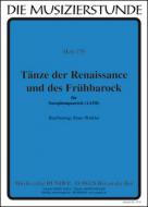 Renaissance and early baroque dances 