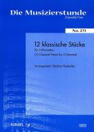 12 Classical pieces for 3 clarinets 
