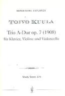 Klaviertrio A-Dur op.7 
