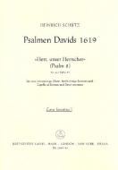 Herr, unser Herrscher SWV 27 Favoritchor 2 SATB 