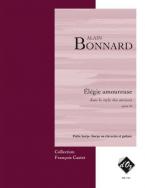 Elegie amoureuse dans le style des anciens, Op. 45 