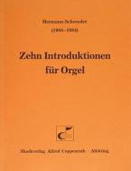 Zehn Introduktionen für Orgel Standard