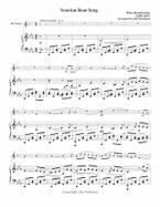 Venetian Boat-song 