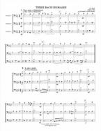 3 Bach Chorales 