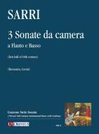 3 Sonate Da Camera A Flauto E Basso 