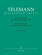 Twelve Fantasias for Violin without Bass Standard