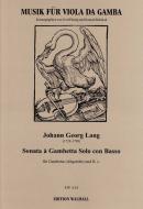 Sonata à Gambetta Solo con Basso 