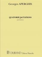 Quatorze Jactations pour Baryton Seul 