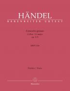 Concerto grosso G-Dur op. 3/3 HWV 314 