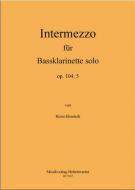 Intermezzo für Bassklarinette solo op. 104, 5 
