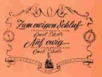 Zum ewigen Schlaf 