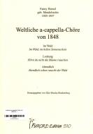 Weltliche a-cappella Chöre von 1846 Vol. 1 