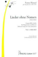 Lieder ohne Namen Vol. 1 