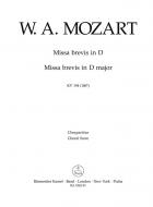 Missa brevis D-Dur KV 194 (186h) Standard