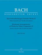 Piano arrangements of other works II BWV 978-984 Standard