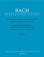Piano arrangements of other works II BWV 978-984 Standard