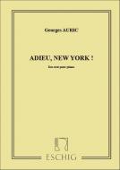 Adieu, New York! 