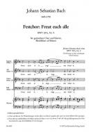 Freut euch alle BWV 207a/9 Standard
