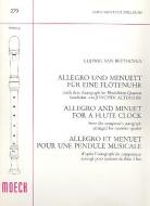 Allegro and Minuet for a flute clock 