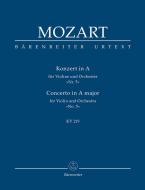 Konzert Nr. 5 A-Dur für Violine und Orchester KV 219 