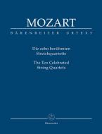 Die 10 berühmten Streichquartette 