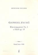 Pianoquartett in c-Moll op.15 
