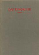 Das Tenorlied 2: Handschriften 