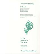 3 Sonates Cor et Basson ou Violoncelle 