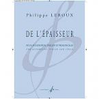 De l'Epaisseur 