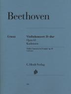 Cadenzas for the Violin Concerto D major Op. 61 