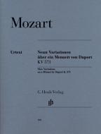 Nine Variations on a Minuet by Duport K. 573 
