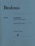 Variations Op. 21,1 and 2 
