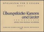 Spielmusik für drei Geigen Heft 1 