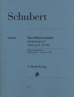 Three Piano Pieces D 946 