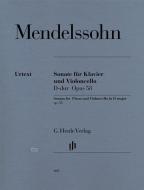 Sonata for Piano and Violoncello D major Op. 58 