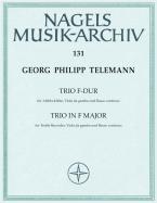 Trio aus den 'Essercizii Musici' TWV 43:F 3 Standard