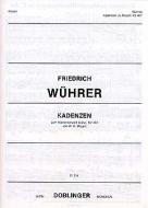 Kadenzen zu Mozarts Klavierkonzert C-Dur KV467 