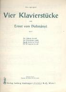 4 Klavierstücke 