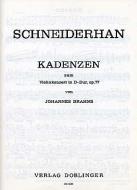 Kadenzen zu Violinkonzerten zu Brahms D-Dur Op. 77 