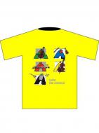 Kinder T-Shirt L Gelb Classics 